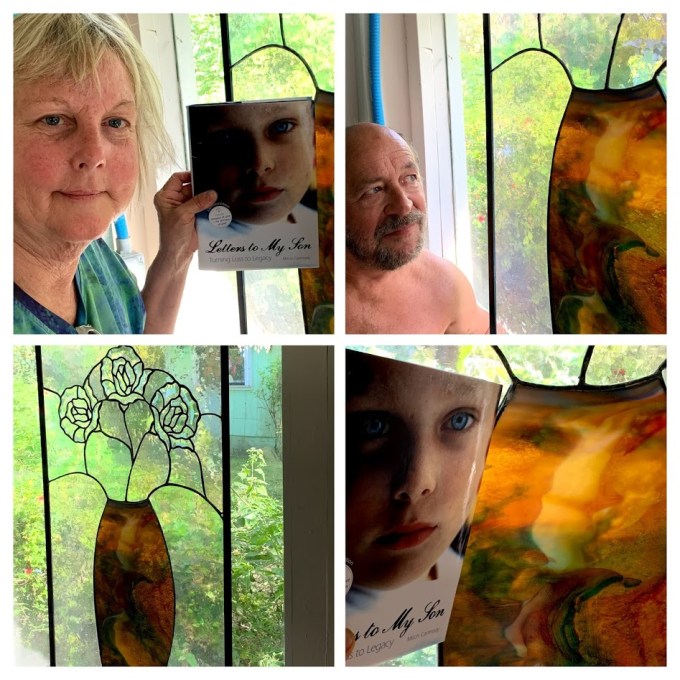 stained glass collage